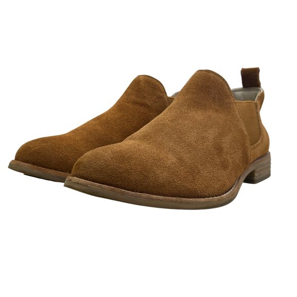 Clark’s Women’s Tan Suede Edenvale Page Slip-On Ankle Boots Size 9M - Picture 3 of 9